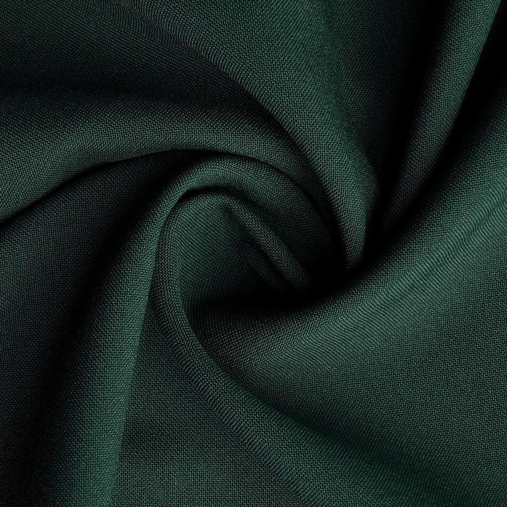 Burlington - OEKO-TEX® dekorativt stof - Mørkegrøn 