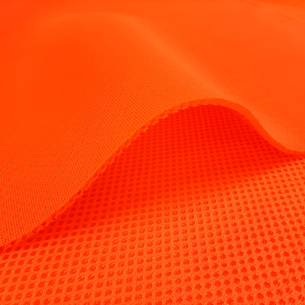 Air Mesh - Oeko-Tex® 3D-netstof - Neon orange (EN 20471)
