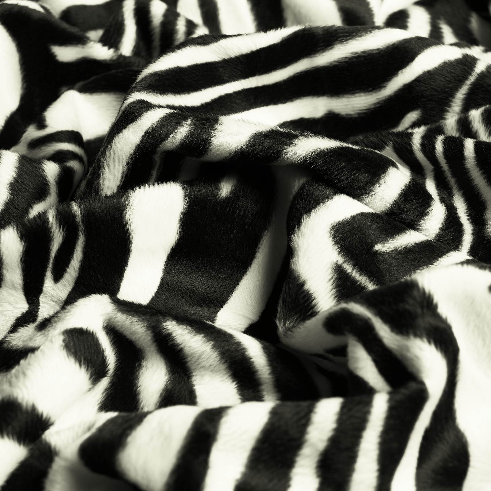 Zebra vævet skind (10 cm skridt)