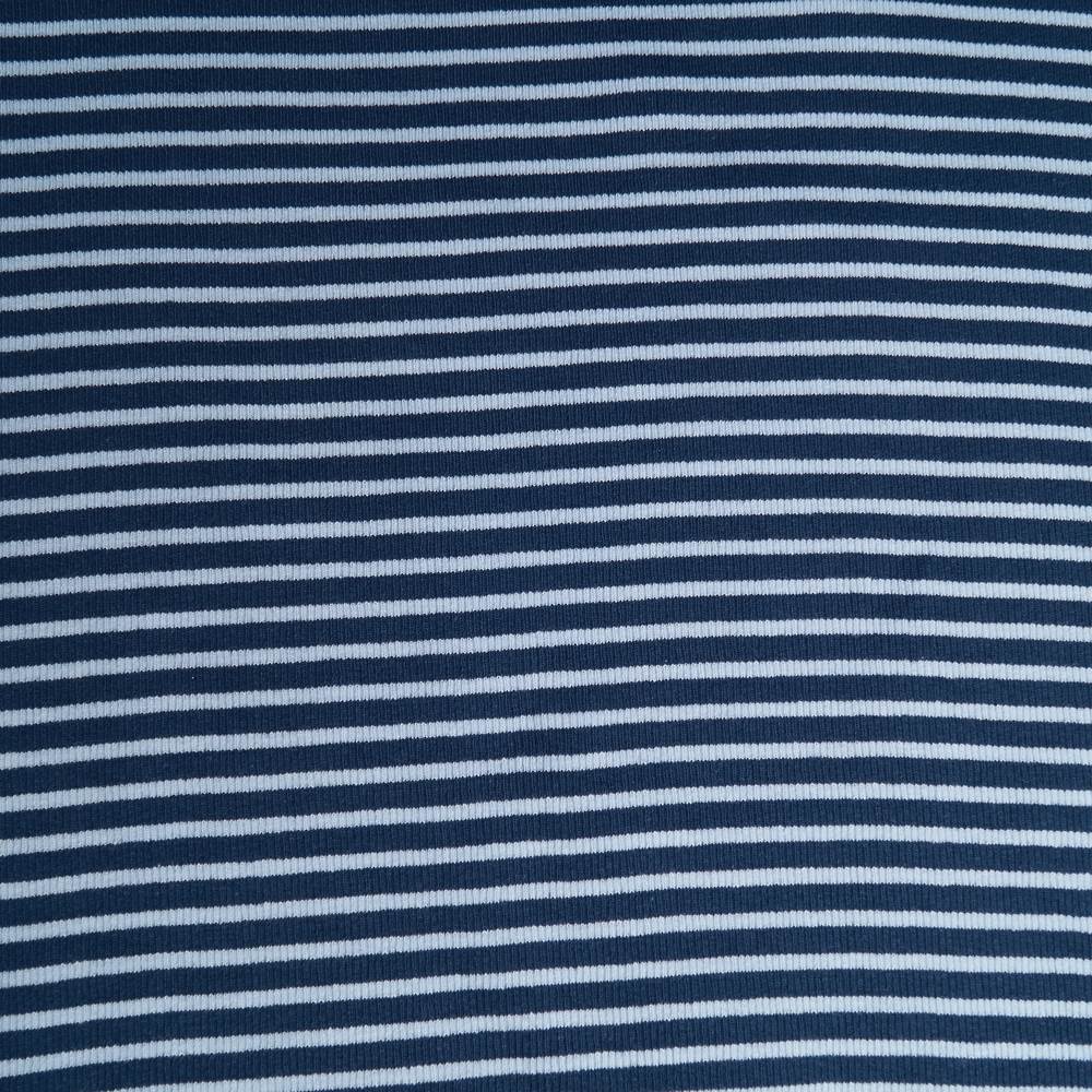 Fynn strikbundt / ringskafter (lyseblå-marine) per 10 cm