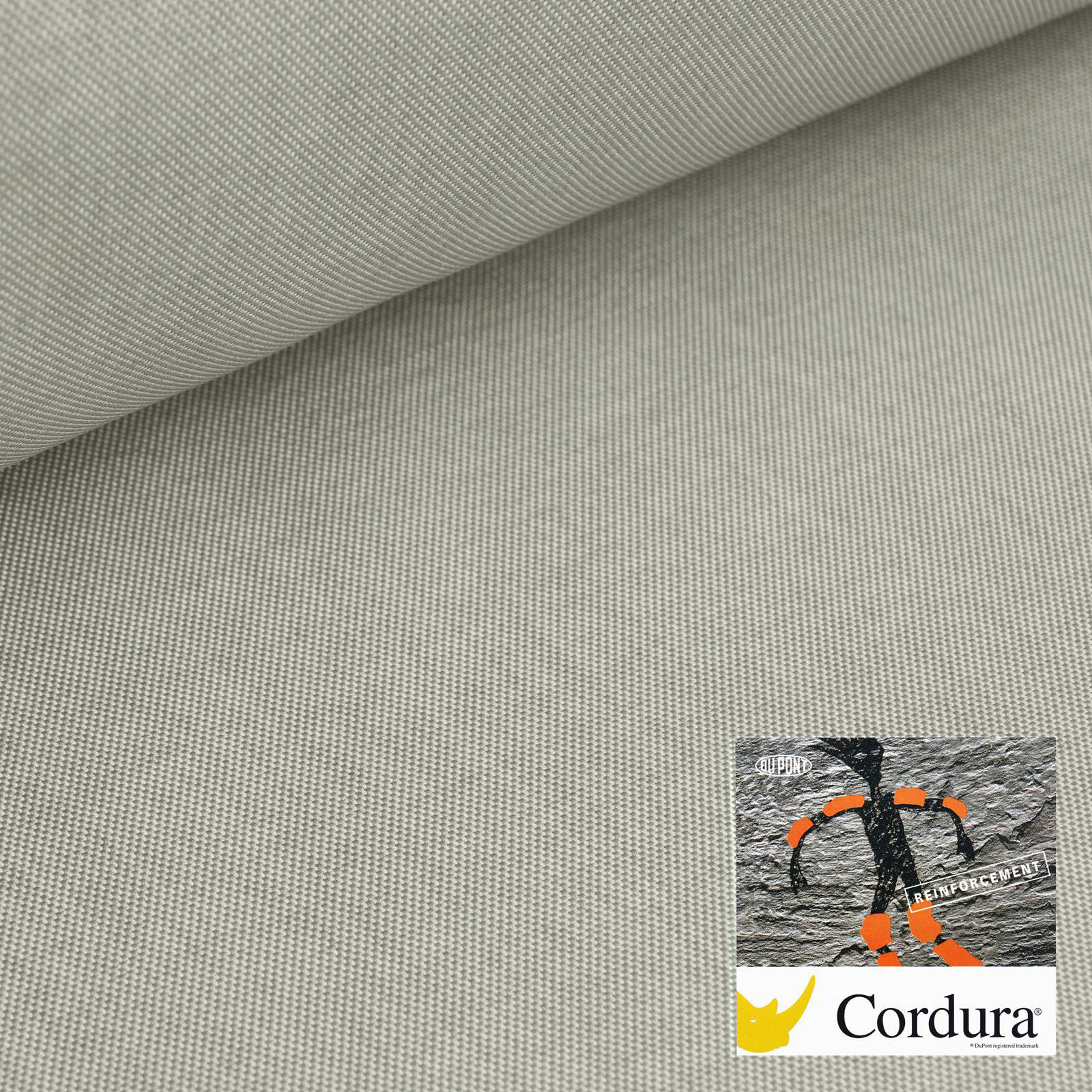 Cordura® Titan - 560 dtex stof med BIONIC FINISH® ECO imprægnering - Sølv