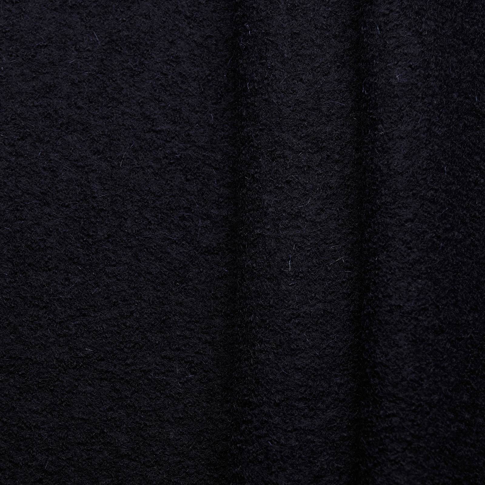 FAVORIT walkloden kogt uld - Mørk marineblå