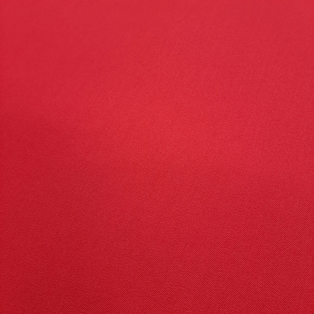 Uldklæde fin gabardine elastan - Tangor rød