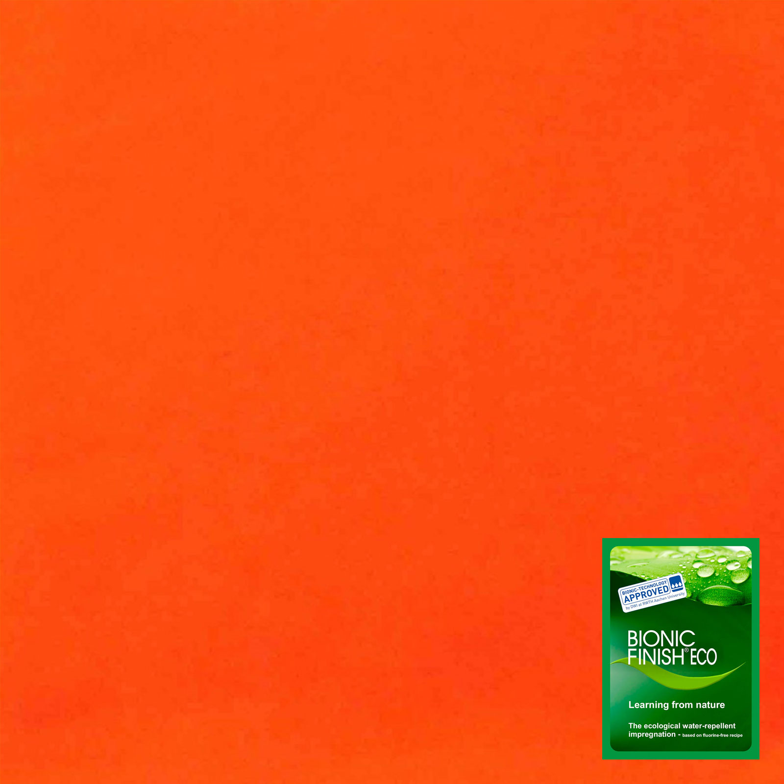 Peach fluorescerende farver (EN20471) - Udendørs stof med imprægnering - Neonorange