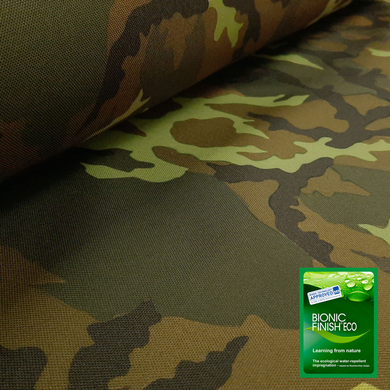 Lieutenant – Camouflage med BIONIC FINISH® ECO imprægnering og PU-belægning