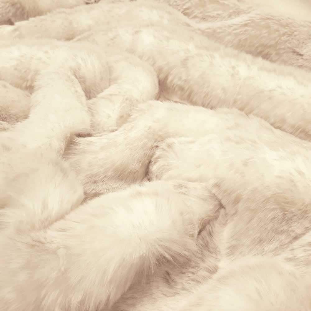 Vævet pels af arktisk ræv