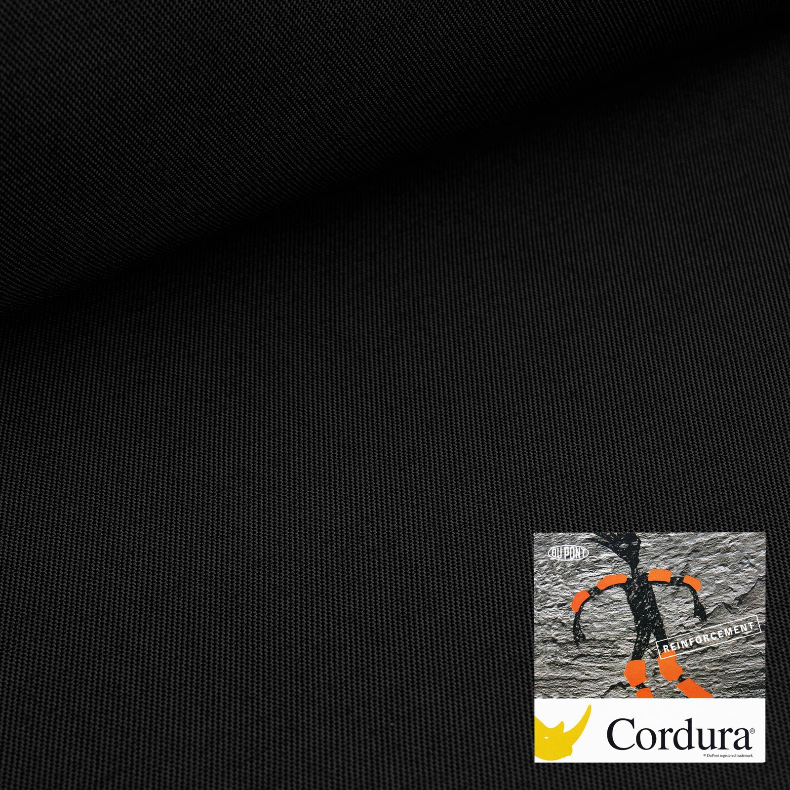Cordura® Titan - 560 dtex stof med BIONIC FINISH® ECO imprægnering - Sort
