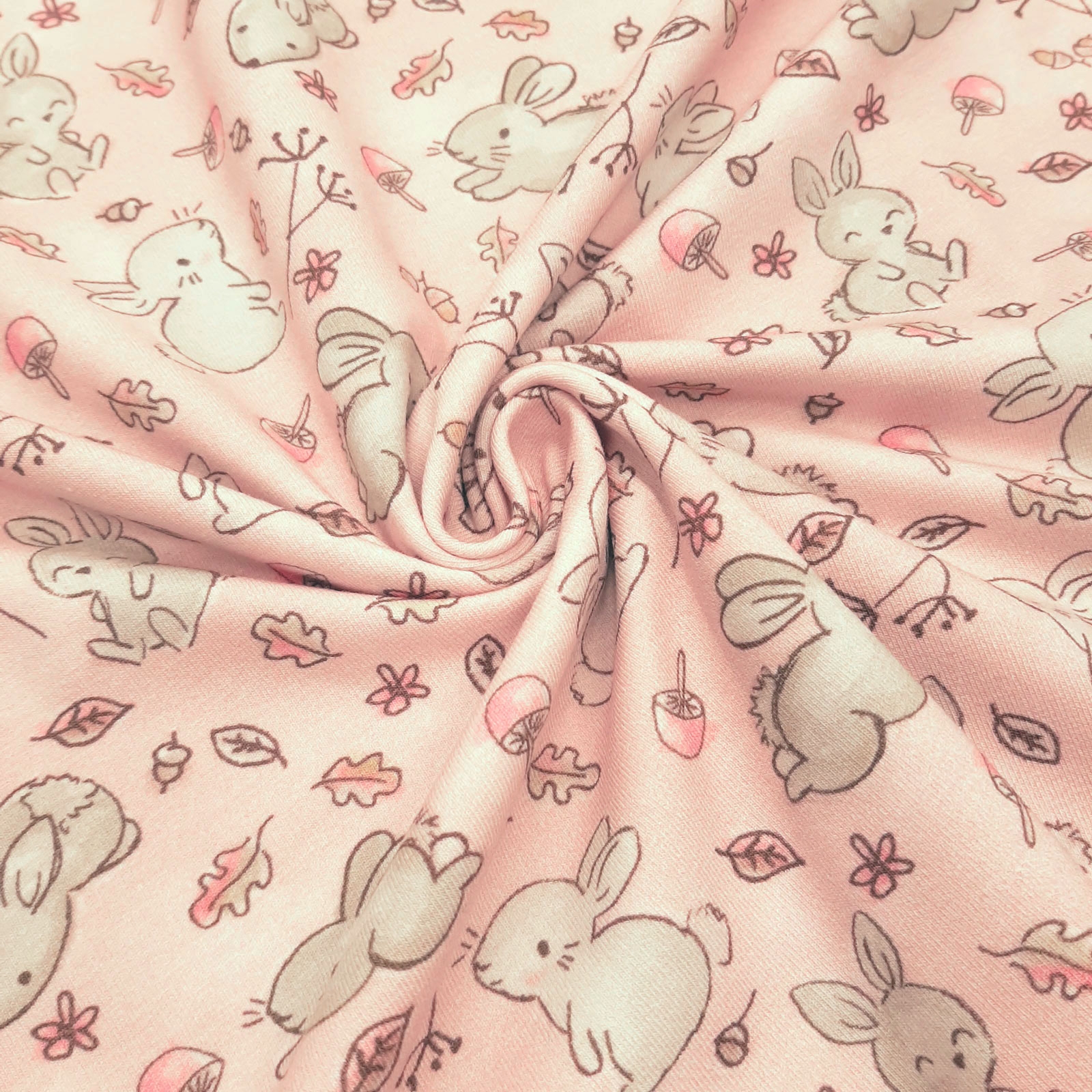 Sweet Bunny - Oeko-Tex® bomuldsjersey - Rosé